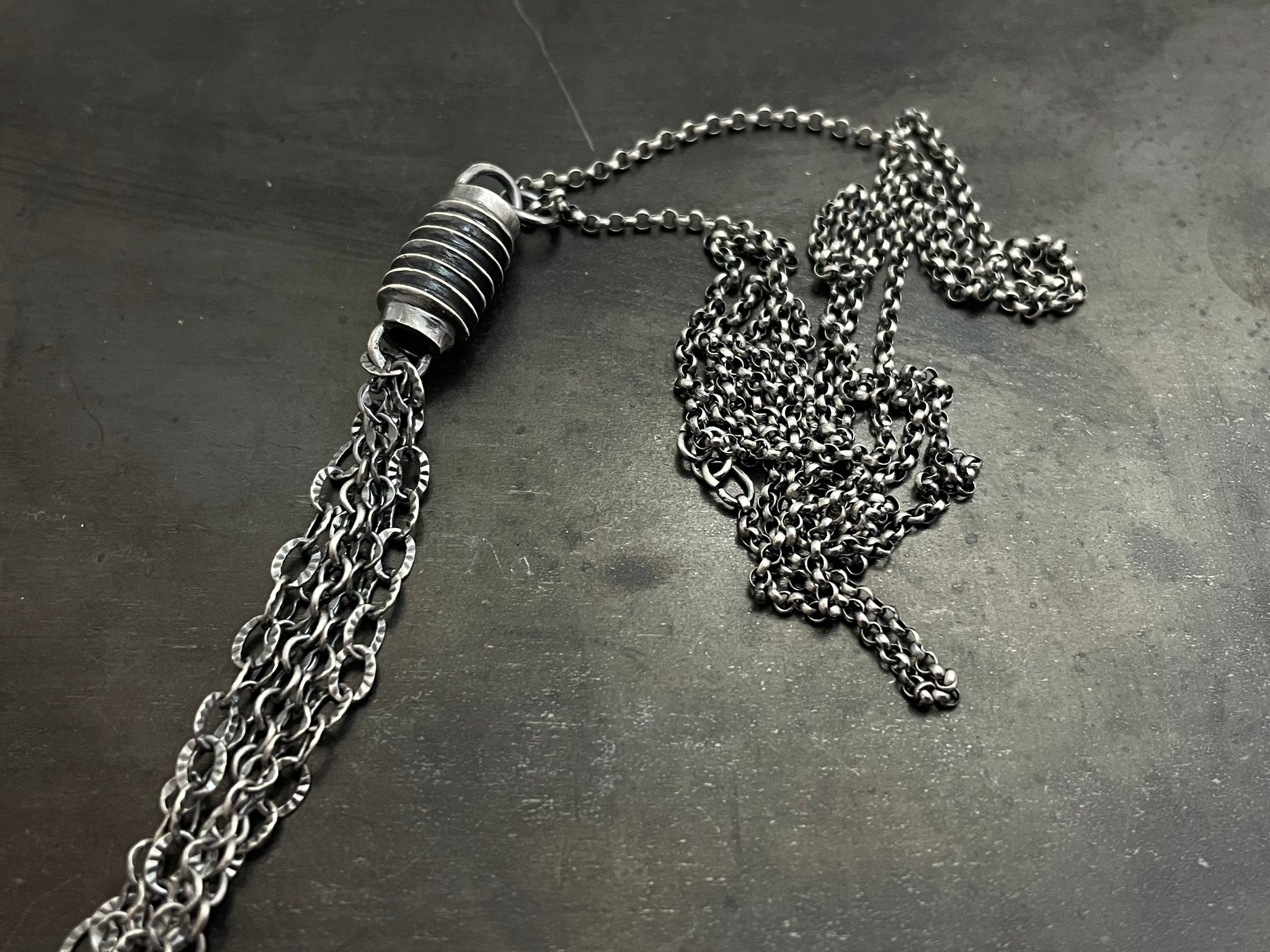 Bolt Chandelier necklace