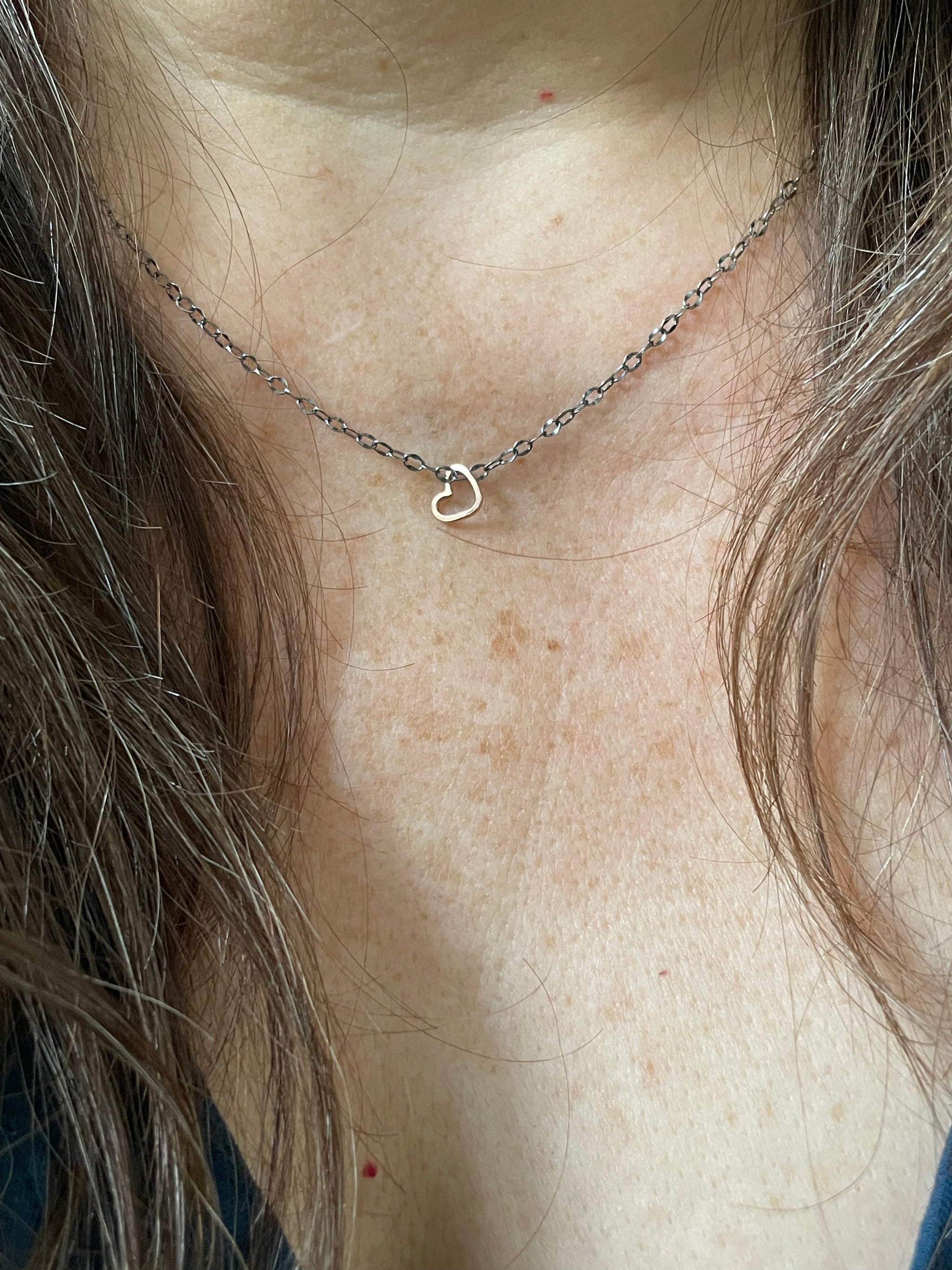 Tiny Heart with Chain