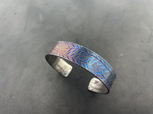 Titanium Vines Cuff