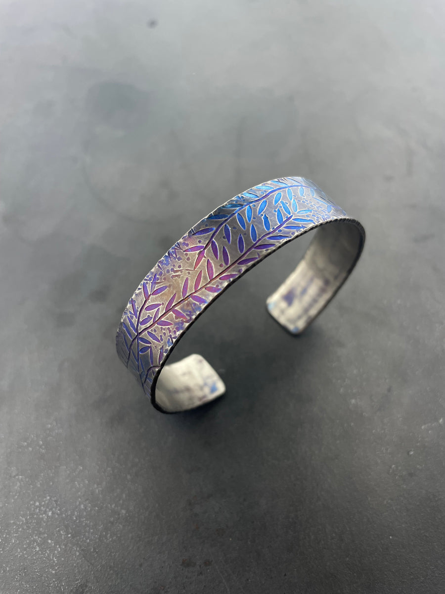 Titanium Vines Cuff