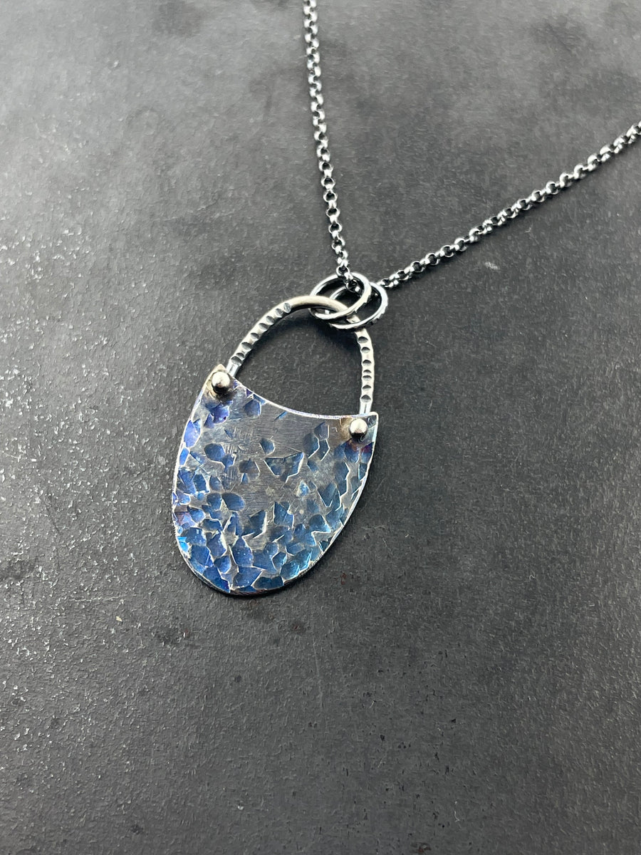 Rise and Titanium Necklace