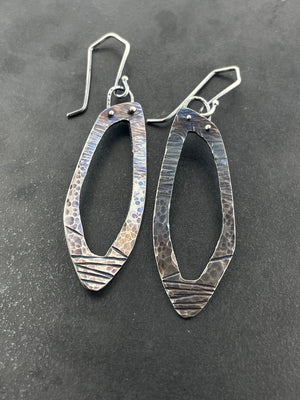 Open Progression earrings simple