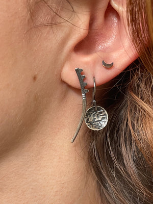Fusion Earrings Spikes Down short