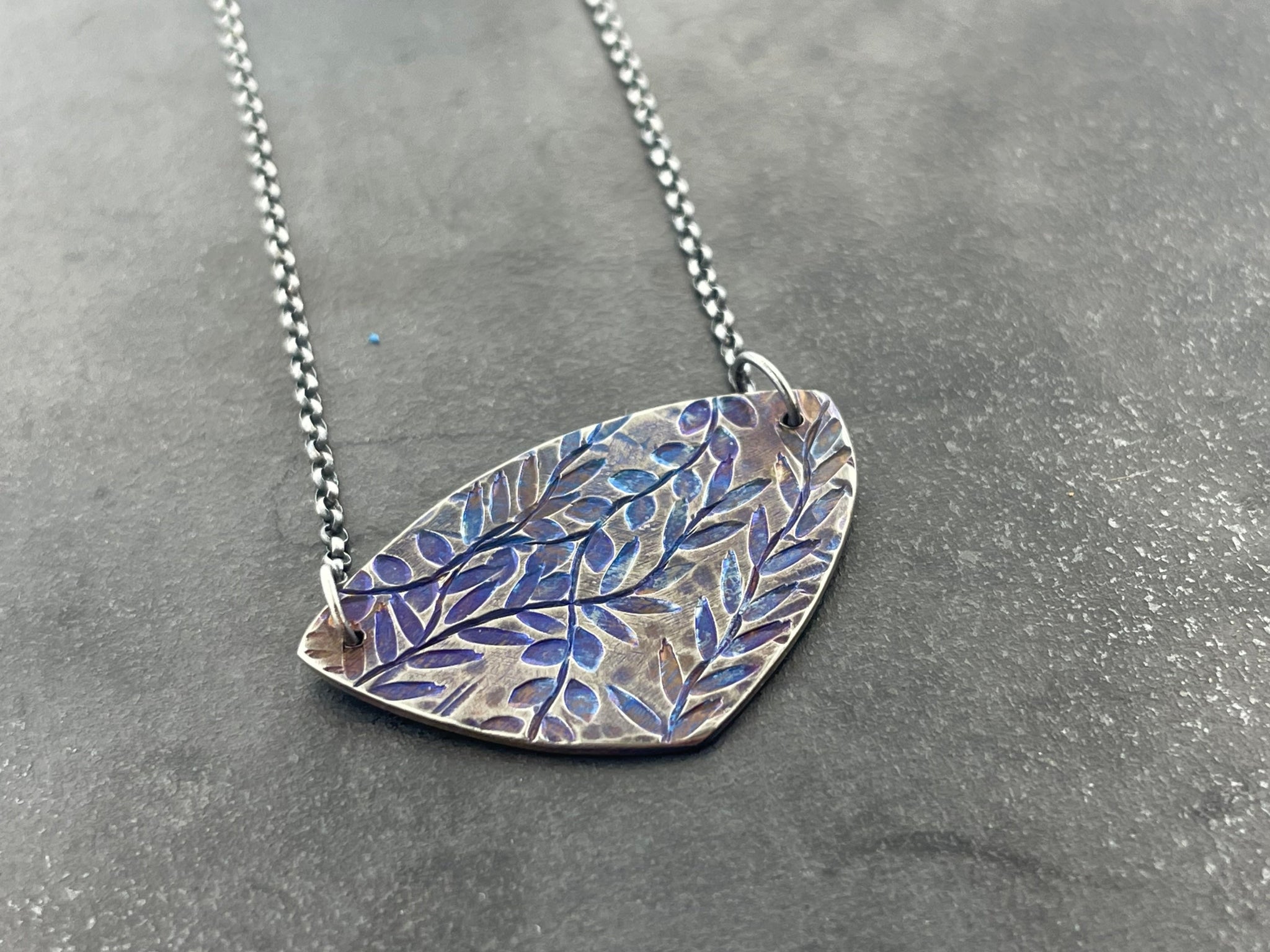 Titanium Vines Necklace