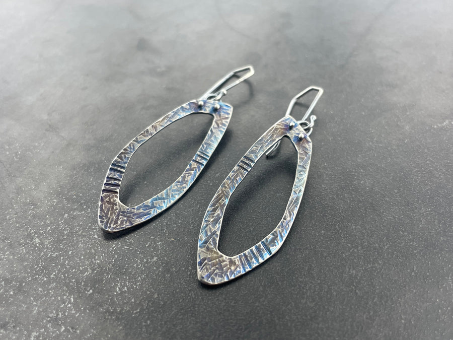 Open Progression earrings simple
