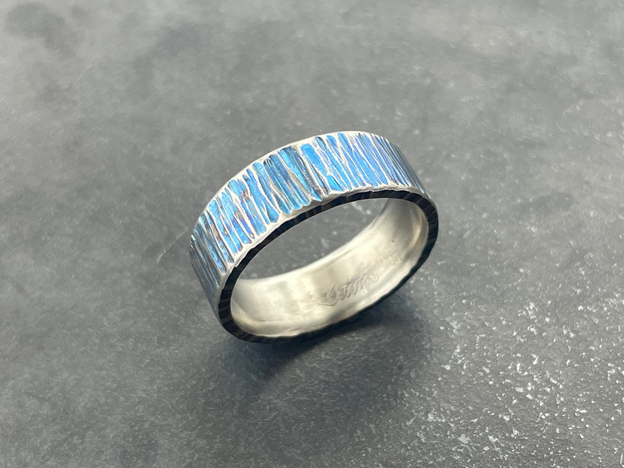 Titanium Organic Linear Band - No Liner
