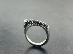 Angular Ring with knobbly texture