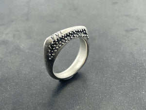 Angular Ring with knobbly texture