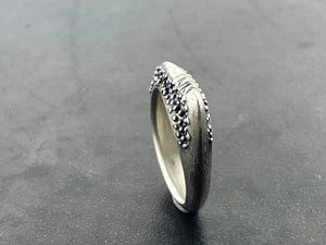 Angular Ring with knobbly texture