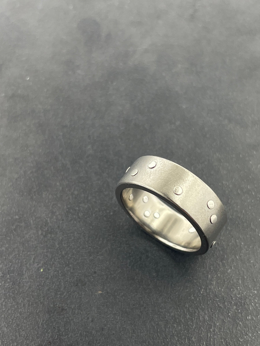 Titanium Rivets Band