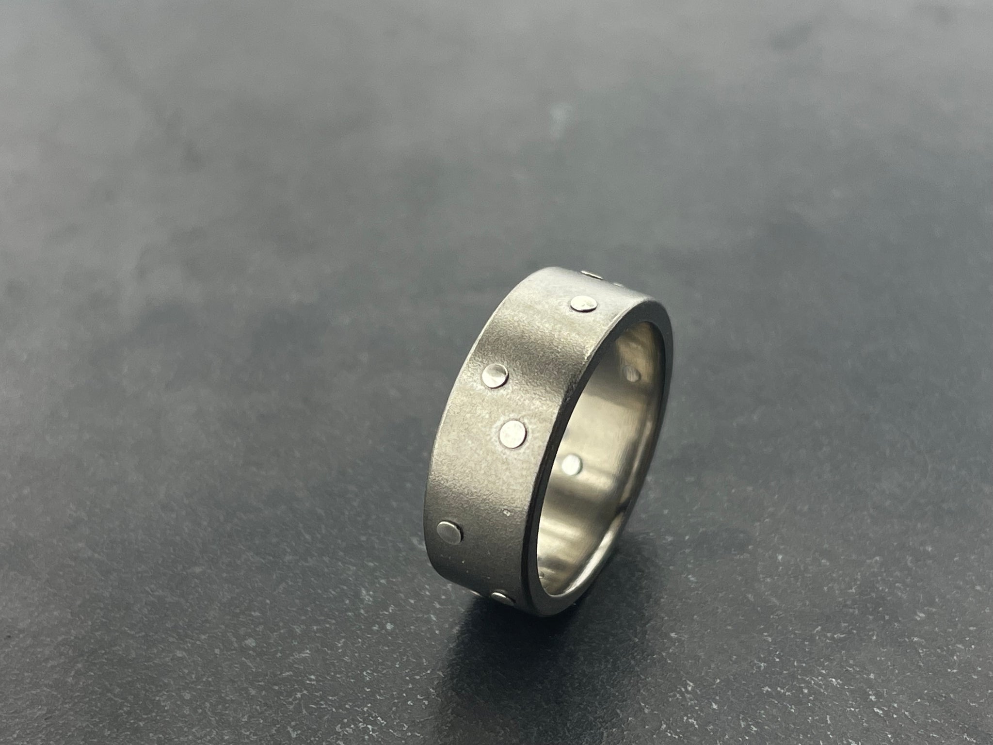 Titanium Rivets Band