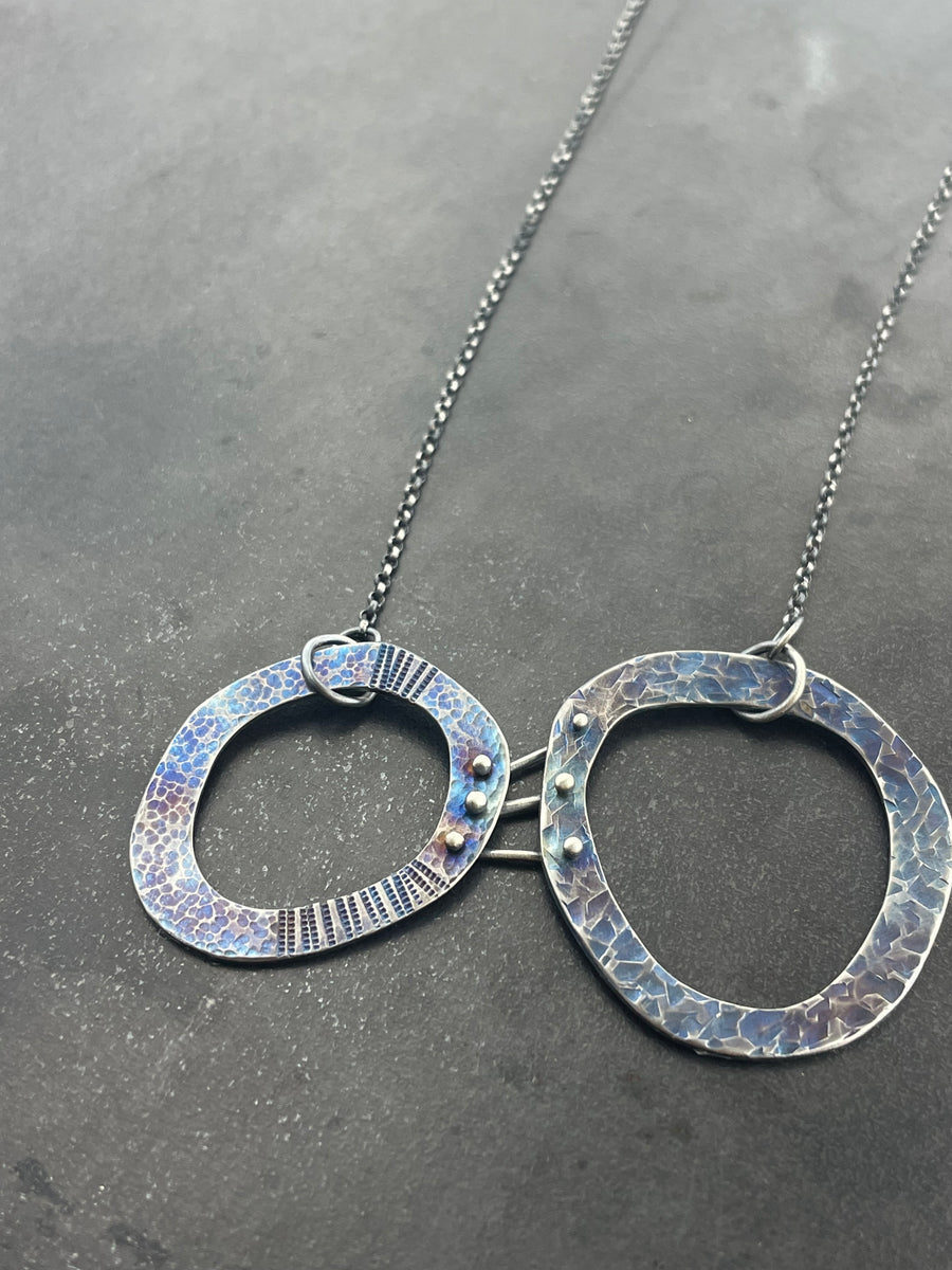 Open Progression double necklace