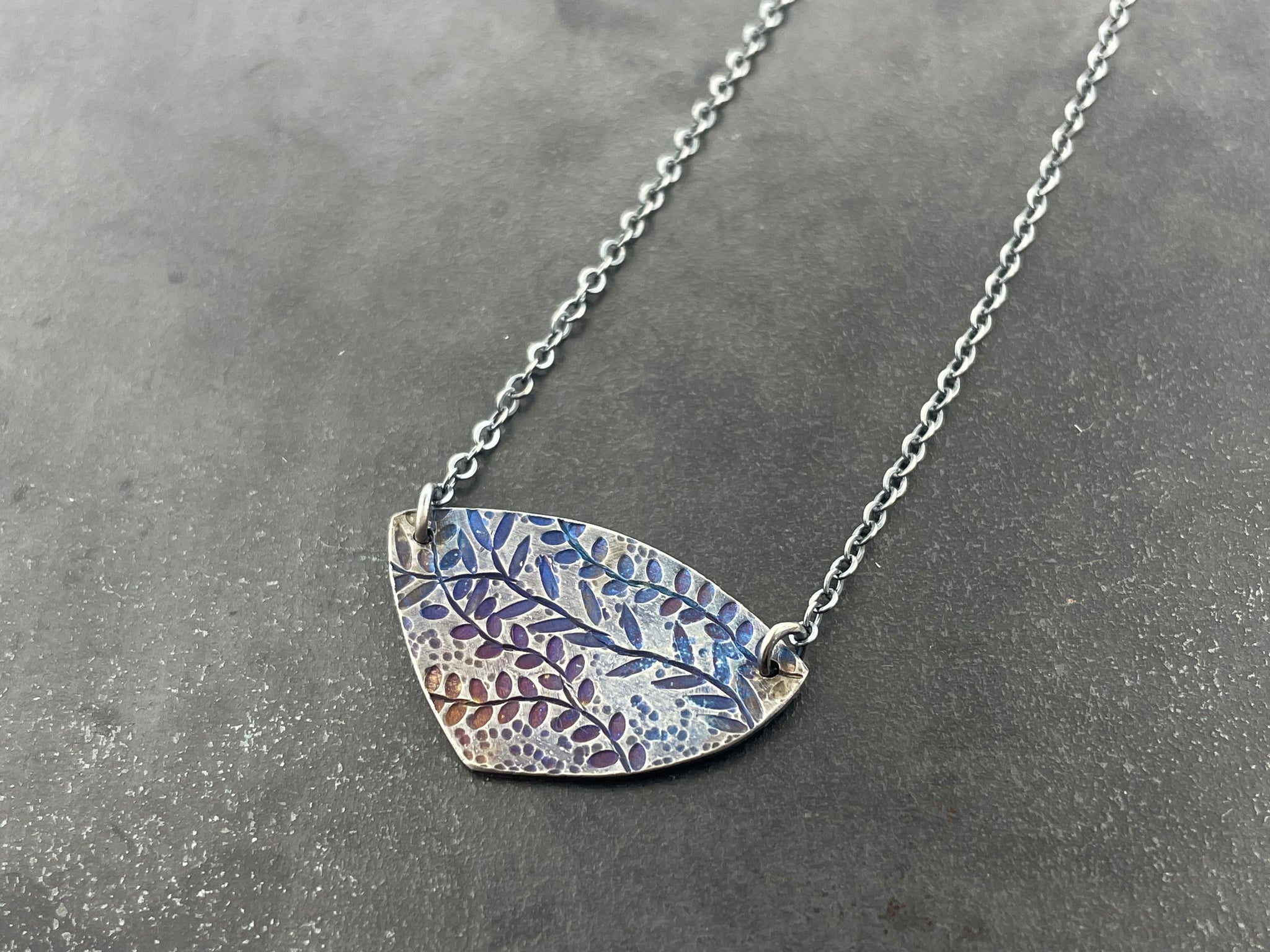 Titanium Vines Necklace