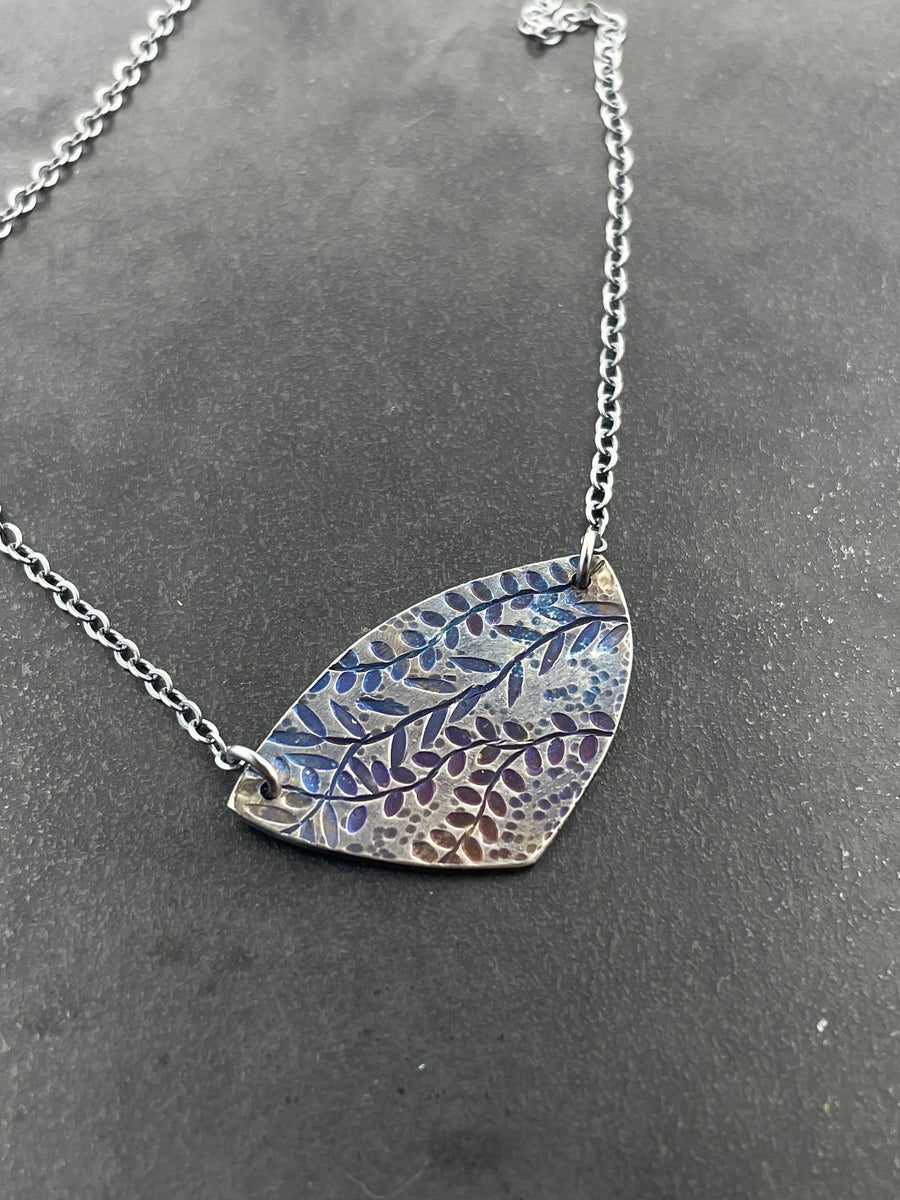 Titanium Vines Necklace