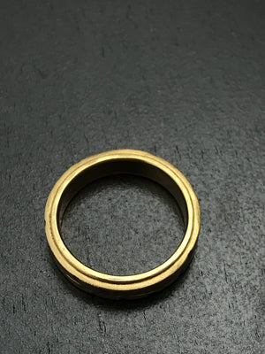 18K Yellow Gold Layered Vine Band